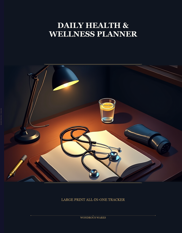Daily Health & Wellness Planner book cover