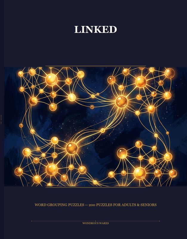 LINKED Word Grouping Puzzles book cover
