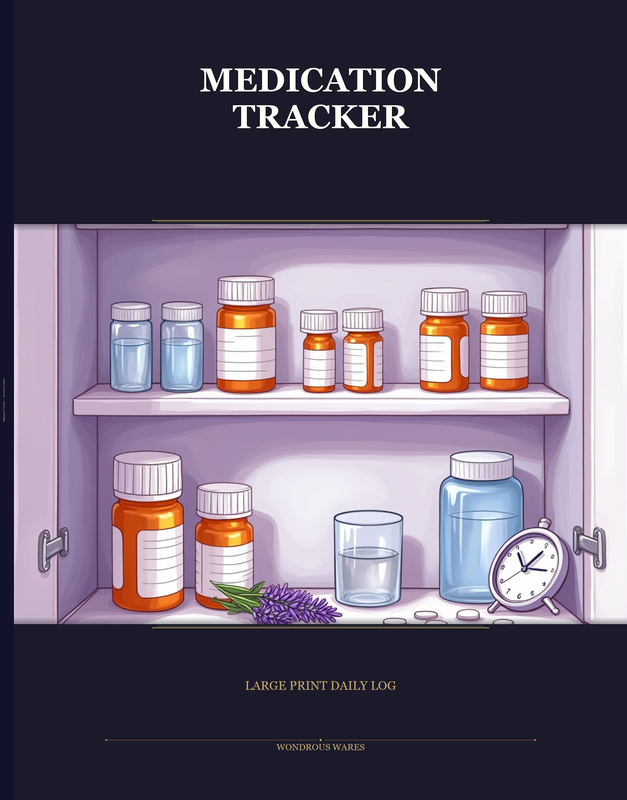Medication Tracker book cover