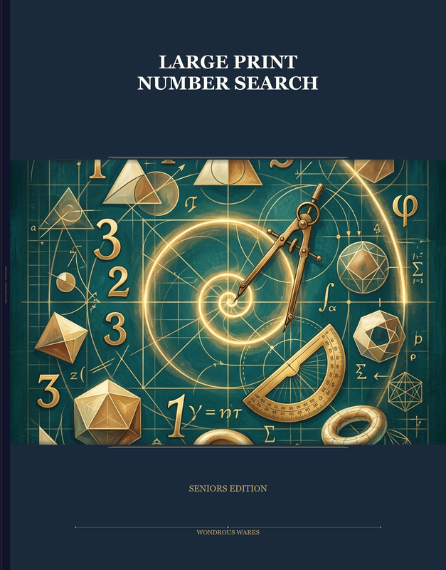 Large Print Number Search book cover
